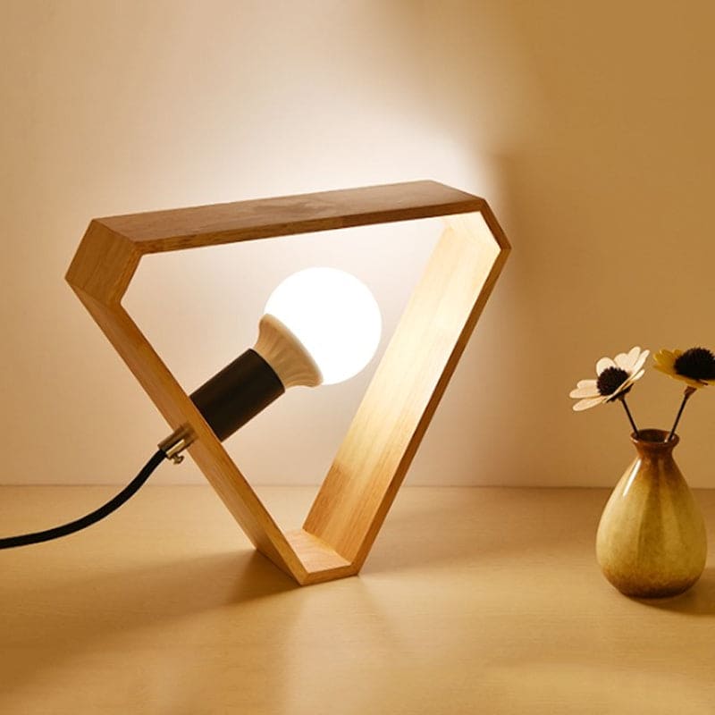 LightStyle - Head Beige Simplicity Table Lamp for Bedroom