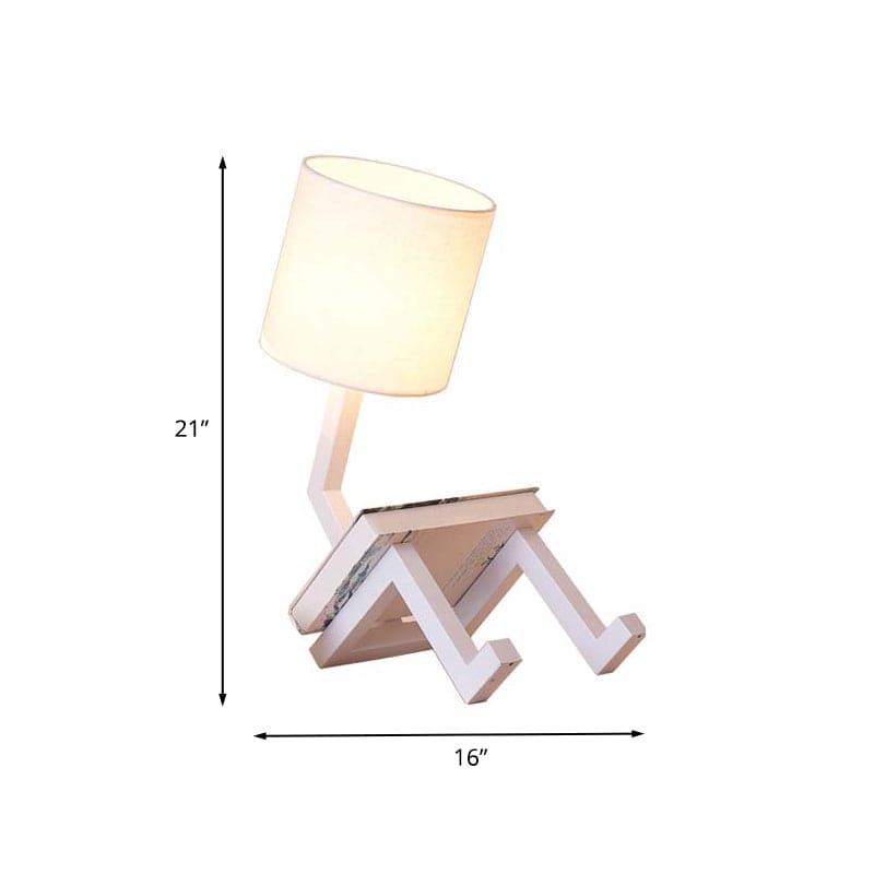 NordicLight - Scandinavische tafellamp met geïntegreerde plank