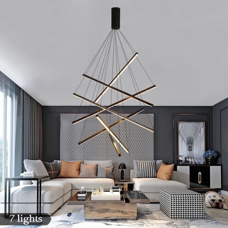 Modern Duplex Chandelier