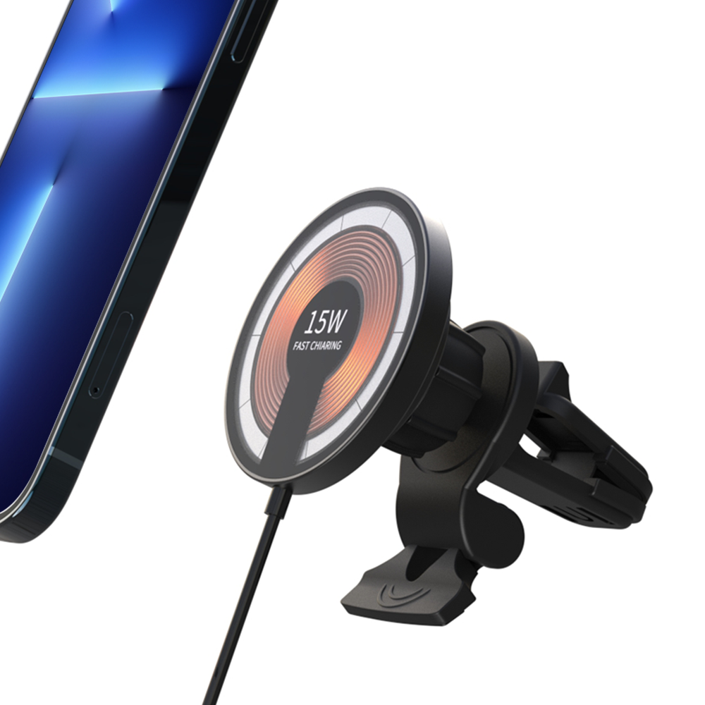 Detachable 2-in-1 car magnetic charger