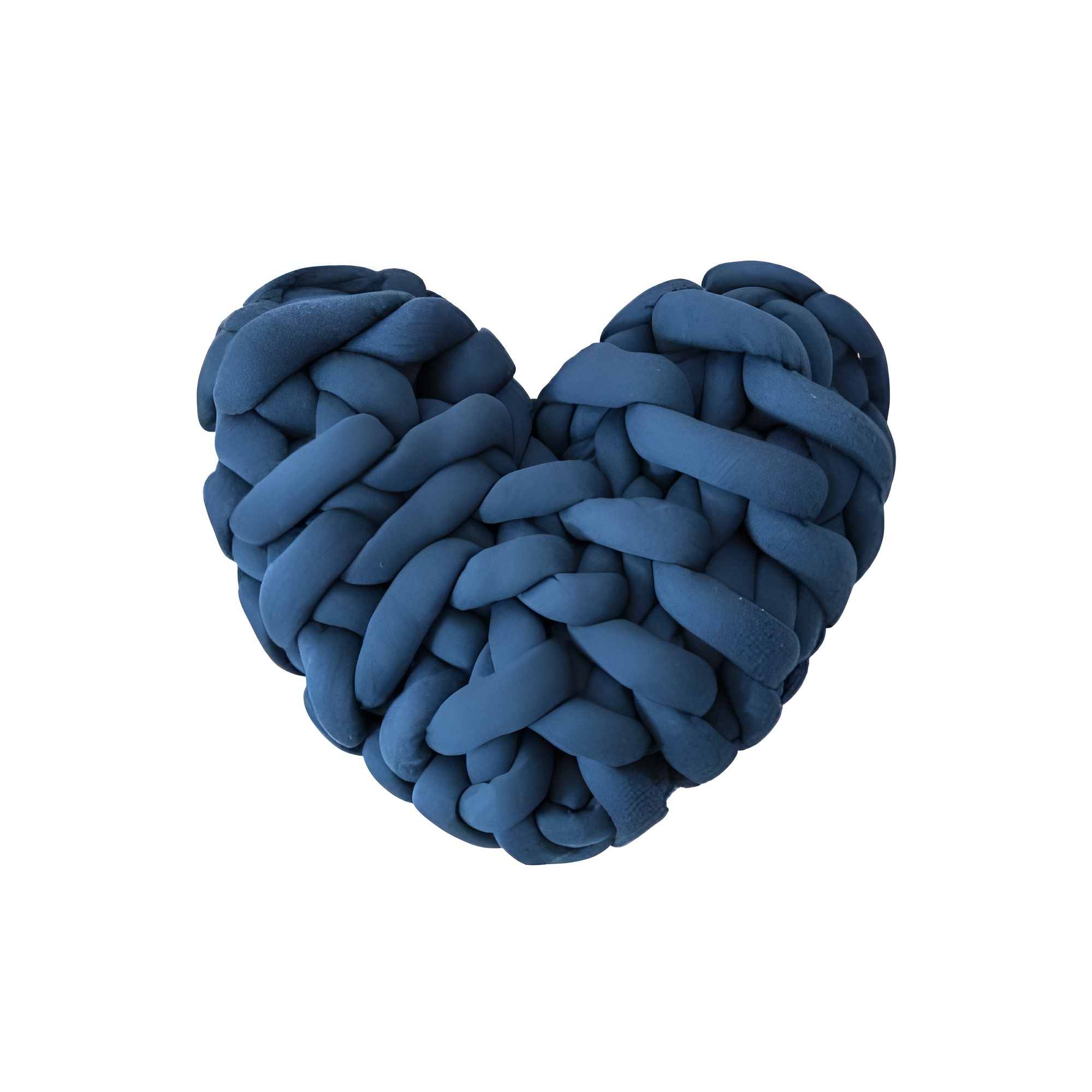 Plush Knotted Heart Shape Cushions