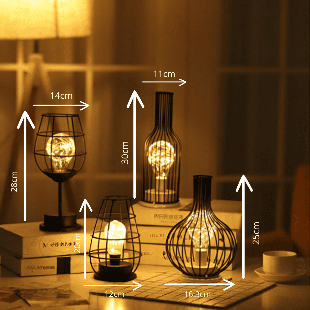 NoirLume - Transforme su espacio con la elegante lámpara de mesa Eva Luxe NoirLume de LuxeLume