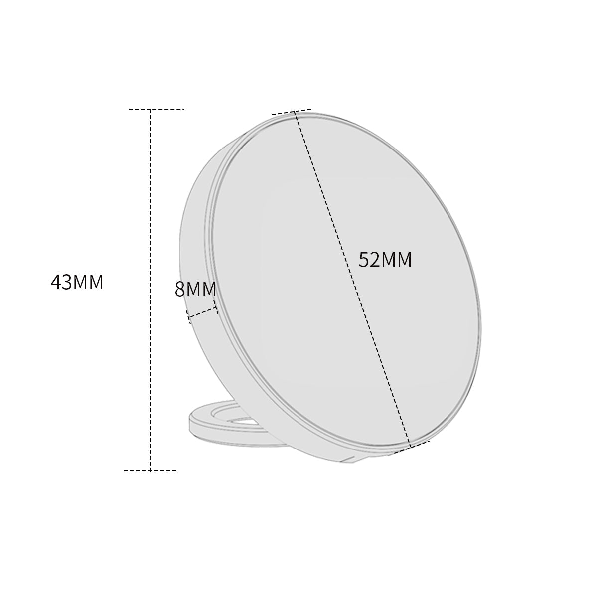 T22-MagSafe Hurtiglading Sammenleggbart Stativ