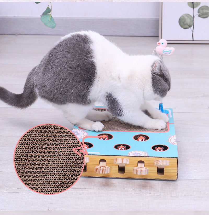 Whisker Whack: Interactive Cat Teaser Mole Toy