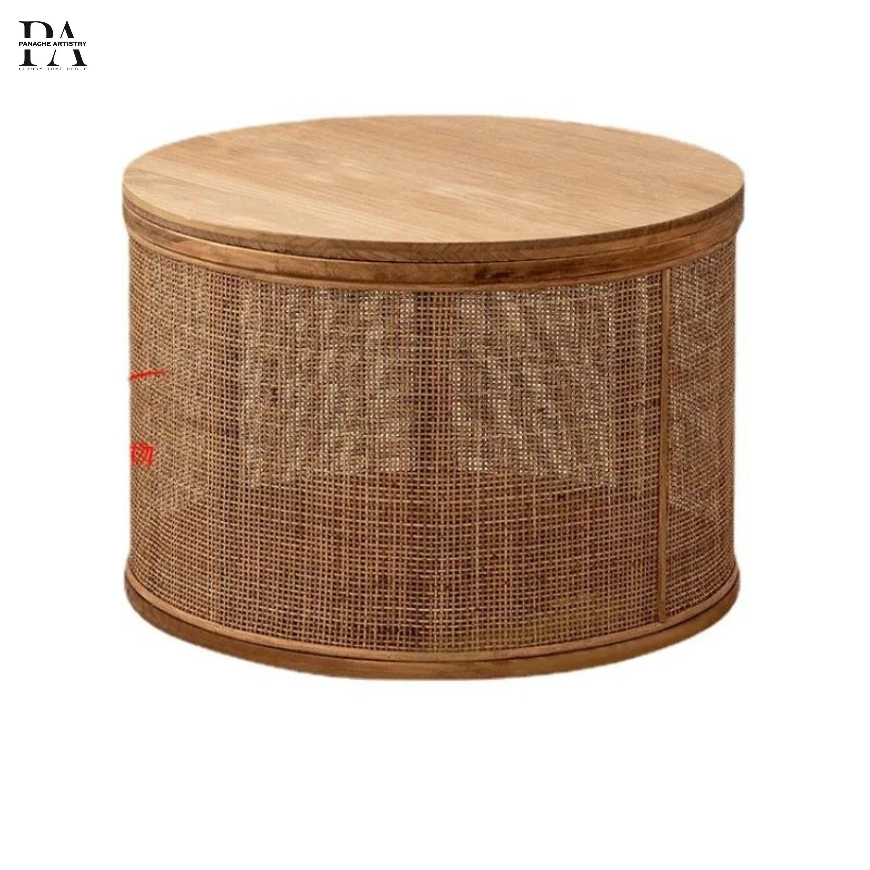 The Wicker Muse Rattan Coffee Table