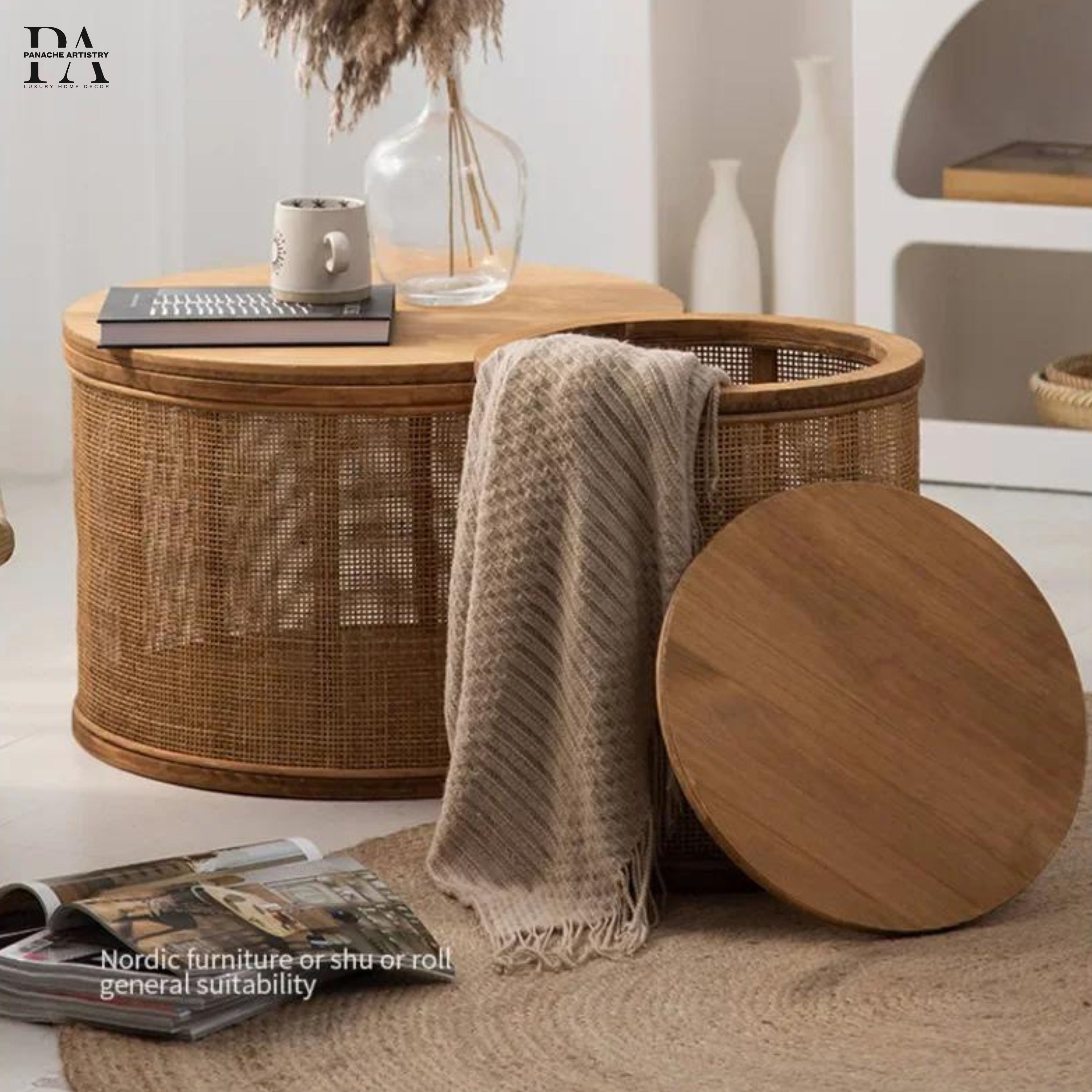 Il Tavolino da Caffè in Rattan Wicker Muse