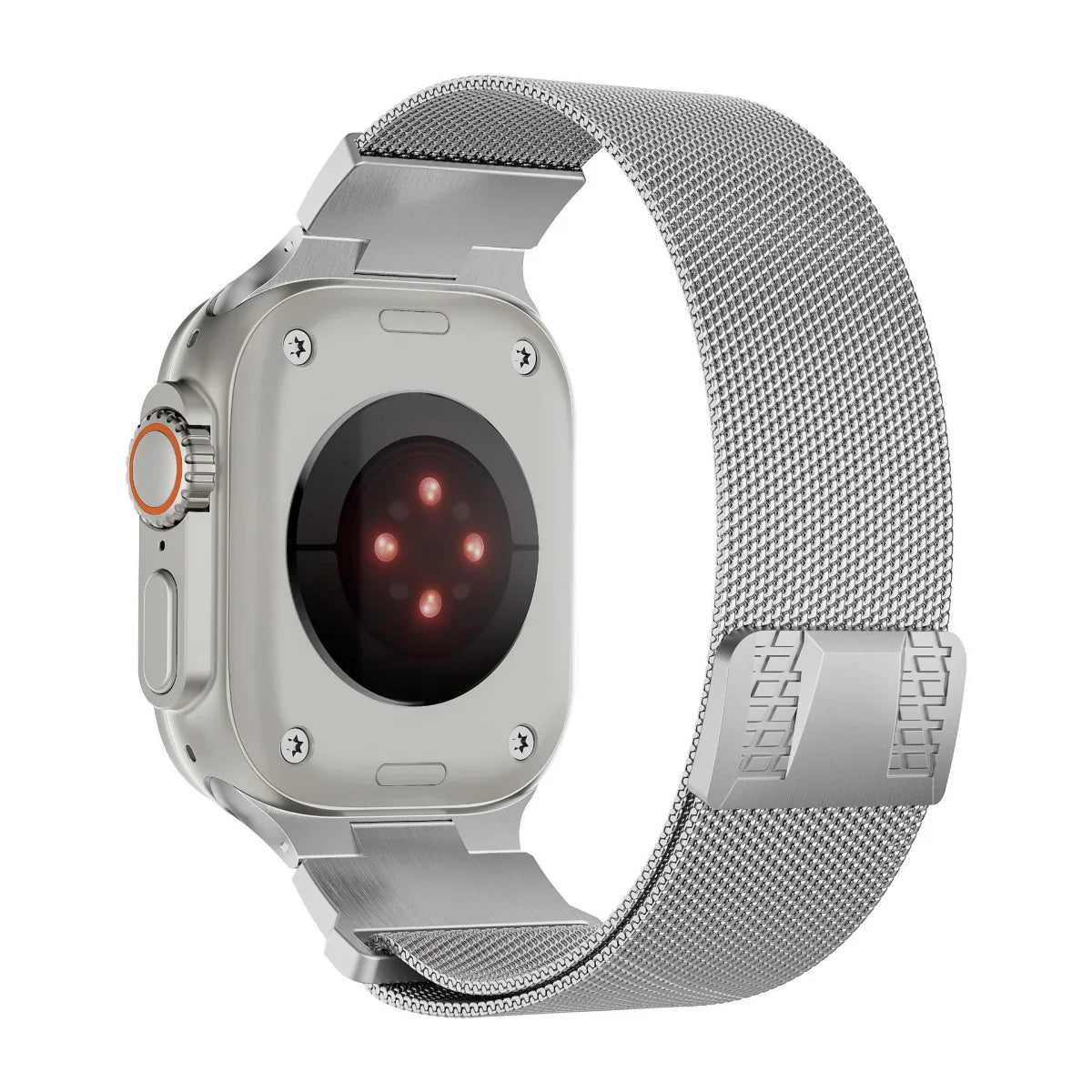 Luksusowa metalowa bransoleta magnetyczna Mecha Milan do Apple Watch