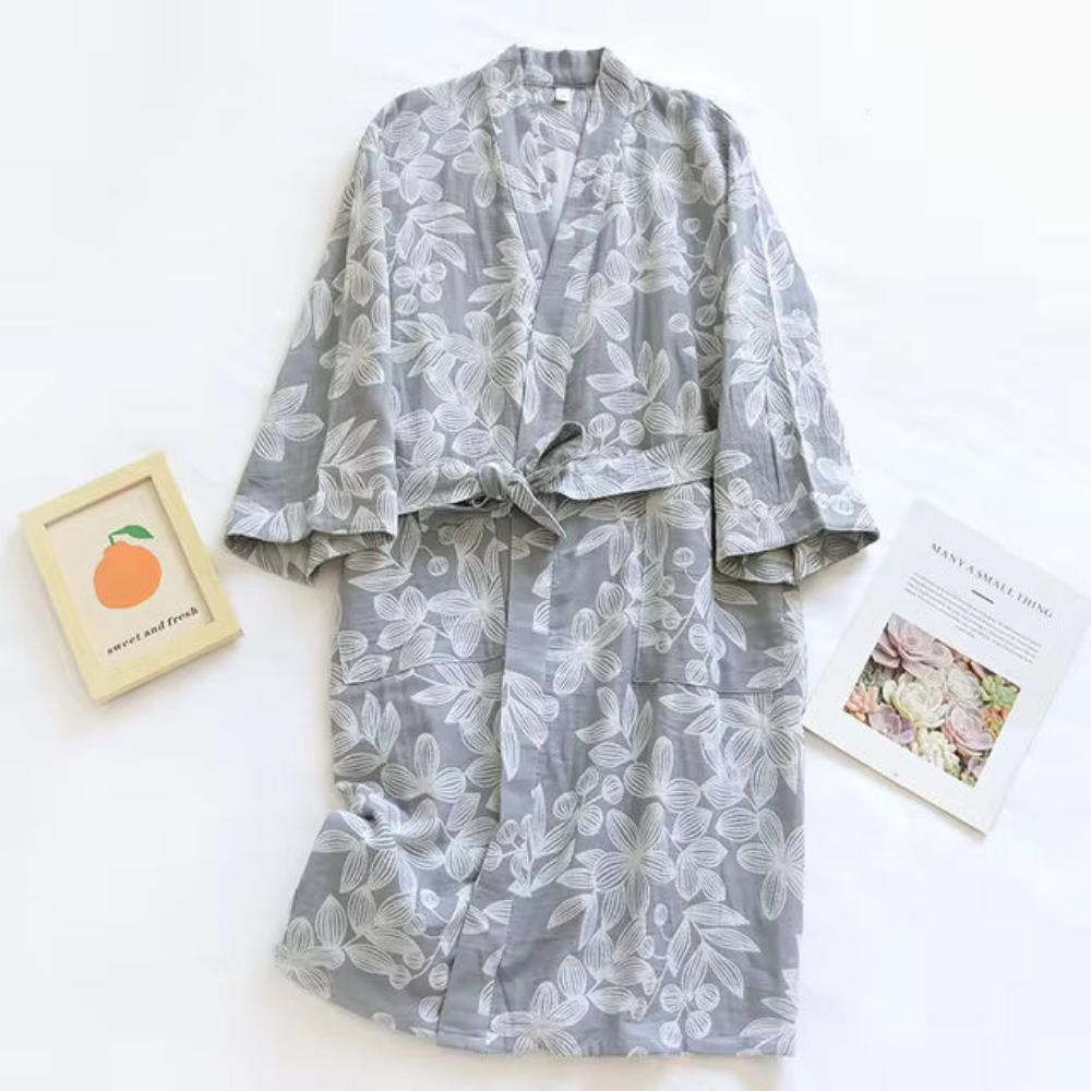 Bloemenbries Kimono Robe