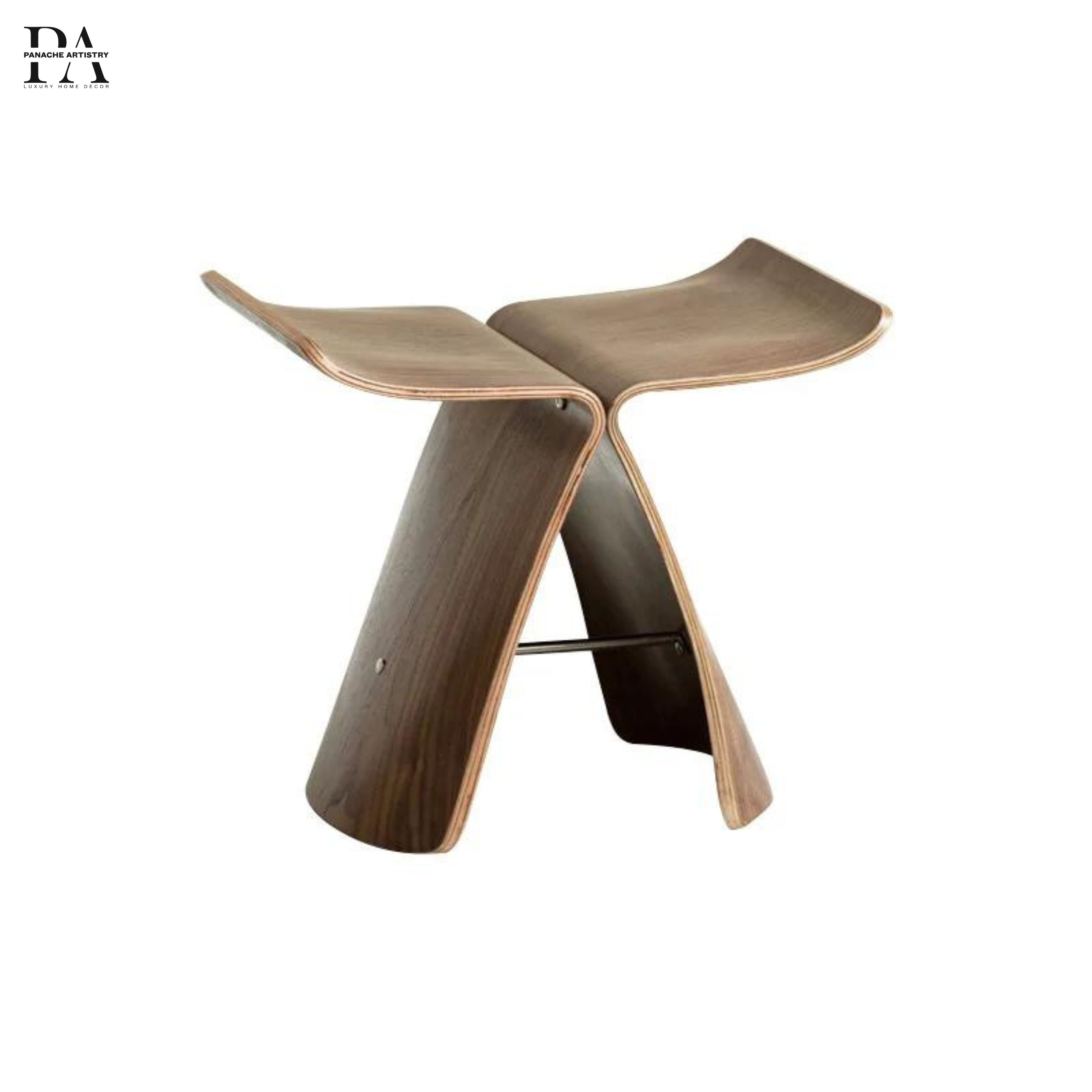 Tranquility Curve Wooden Side Table