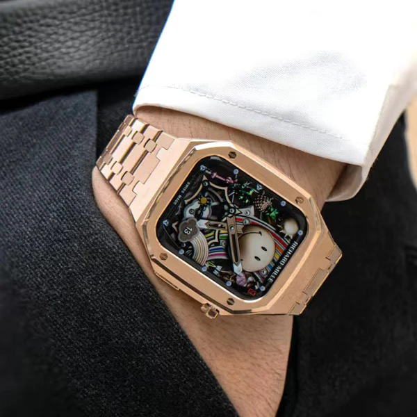 AP Polert Metall Apple Watch Deksel Sett