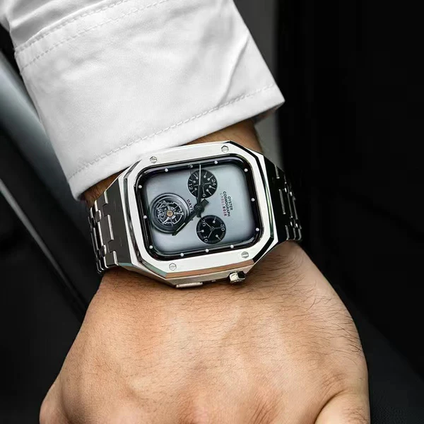 AP Gepolijste Metaal Apple Watch Hoesjes Set