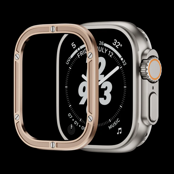 Immortális Acél Köröm Védő Kör Apple Watch Ultra-hoz