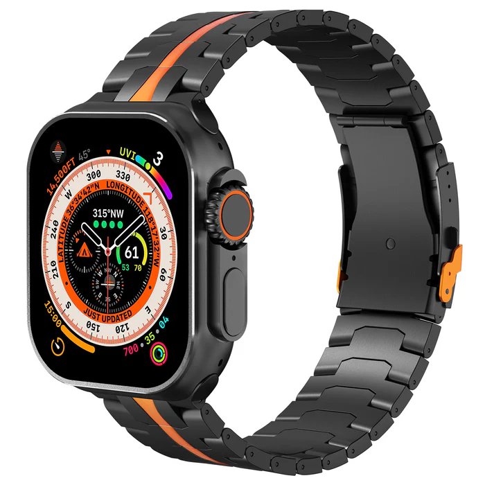 Titán ötvözet szíj az Apple Watch-hoz