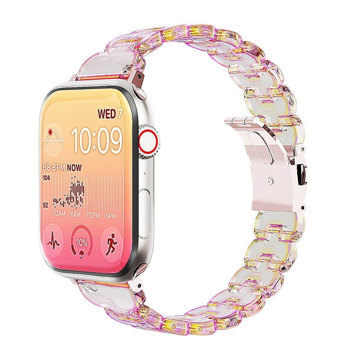 Pulseira de Resina de Pétala para Apple Watch