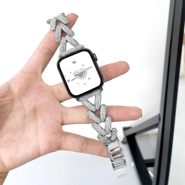 Luxus Szív Karkötő Nőknek - Apple Watch Szíjak