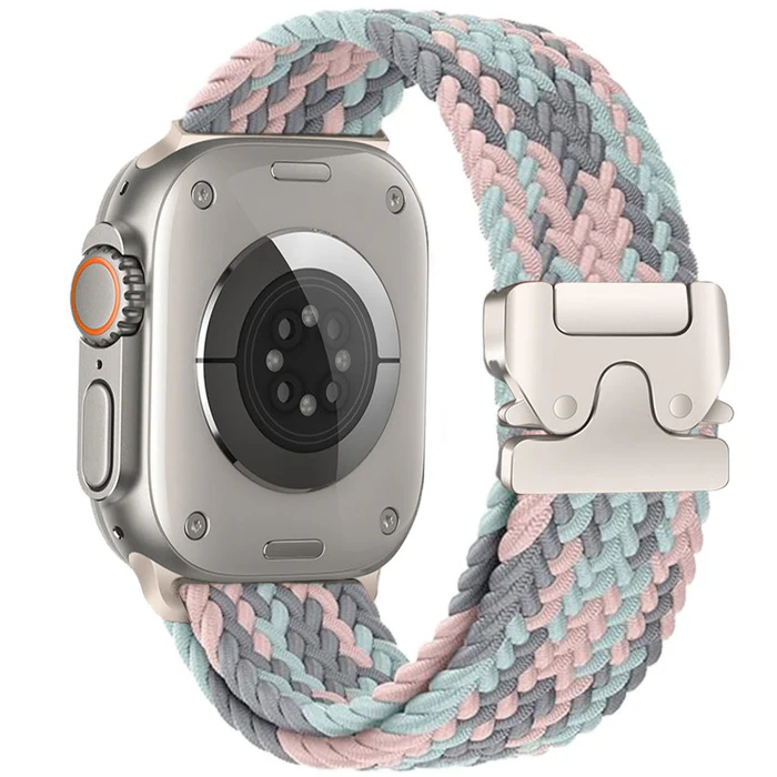 Elastic nylon parachute buckle watch strap suitable for all Apple series