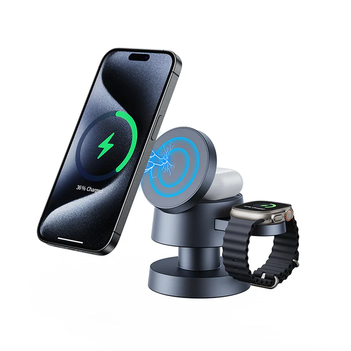 3 in 1 Magnetic Charger with Ambient Light