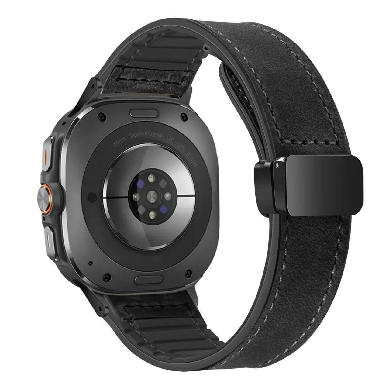 Silikon magnetisk lærrem for Samsung Watch Ultra