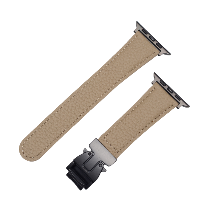 Magnetic Buckle Leather Band for Apple Watch