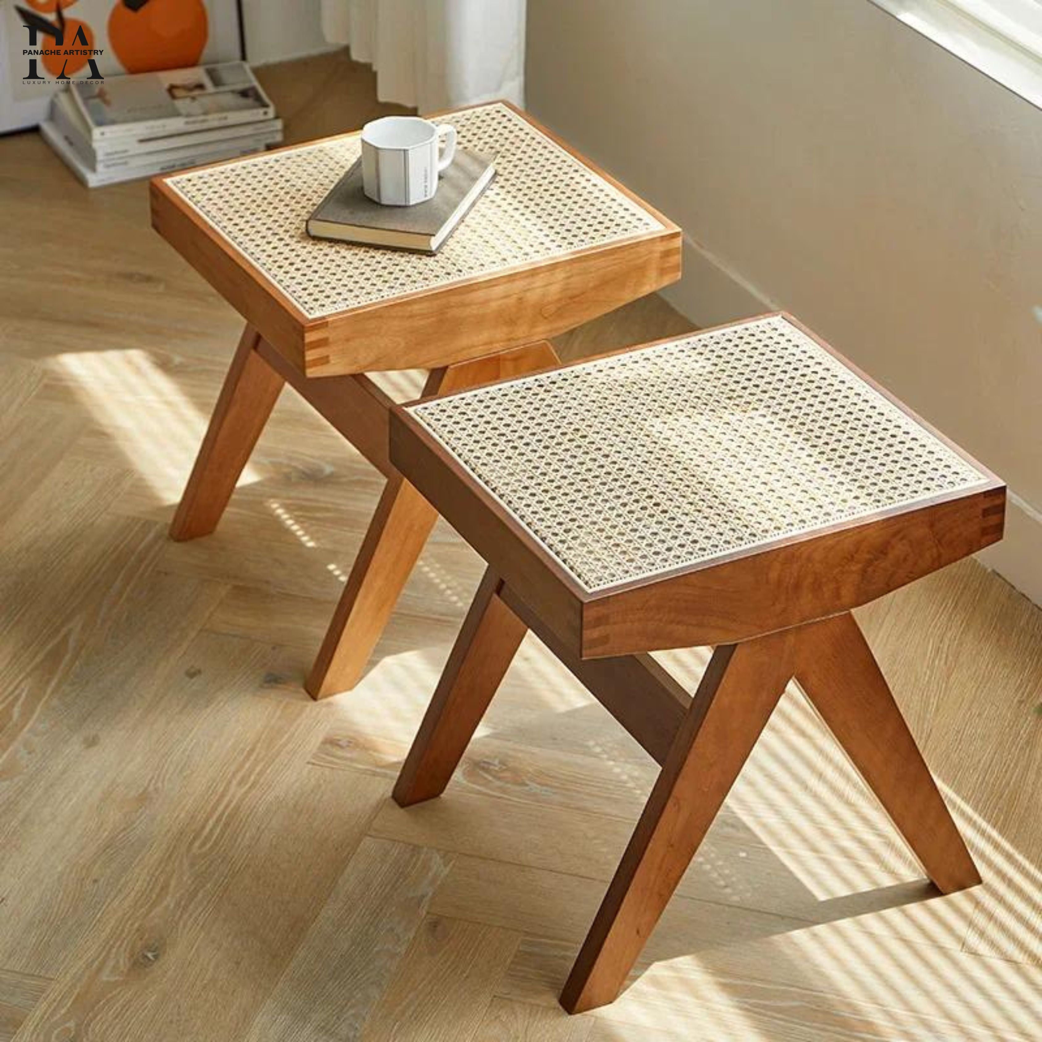 Woven Tranquility Single Rattan Bench