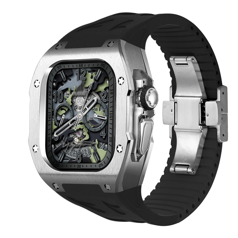 RM7006 Retrofit-set met titanium behuizing voor Apple Watch Ultra