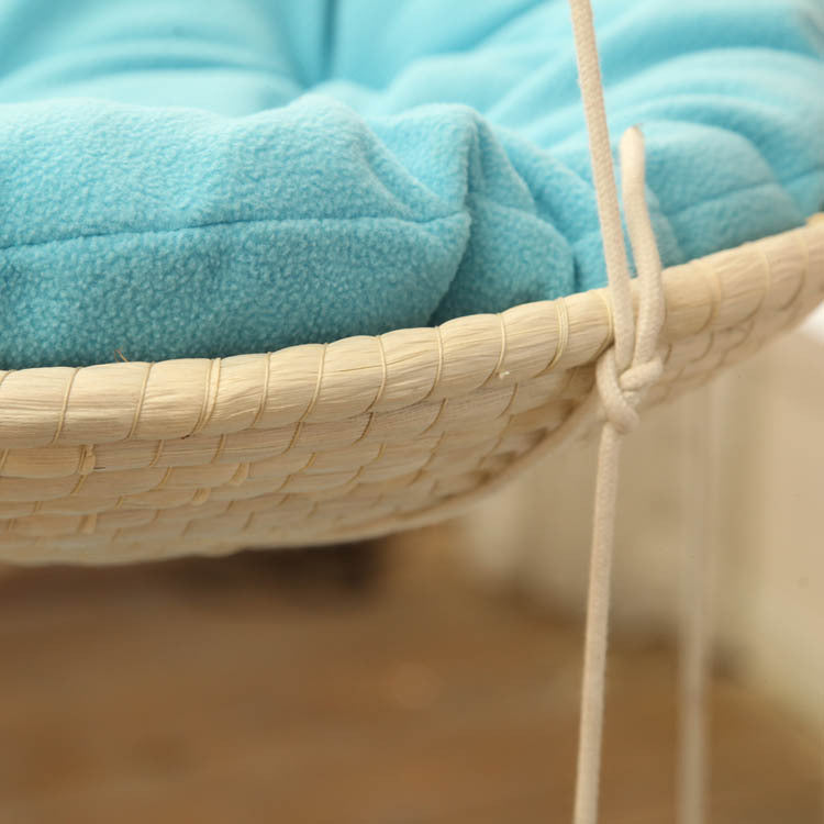 Whisker Wicker: Straw Cat Hammock Nest