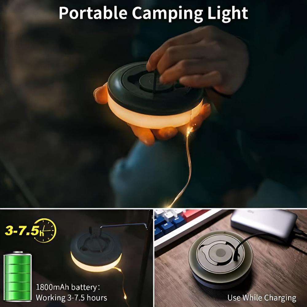 Guirlande lumineuse de camping Roll & Glow