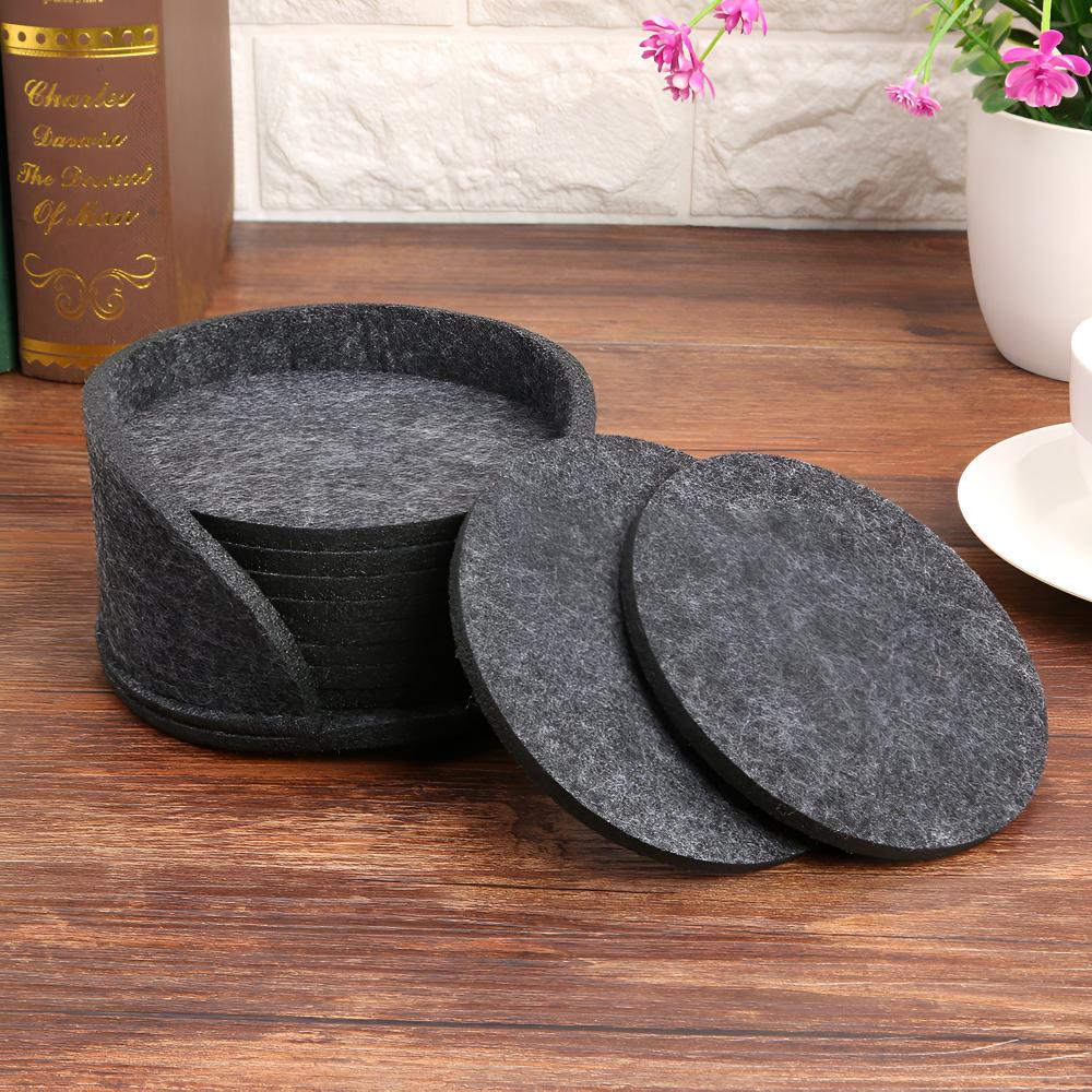 طقم coasters مصنوعة من الف felt الفاخر