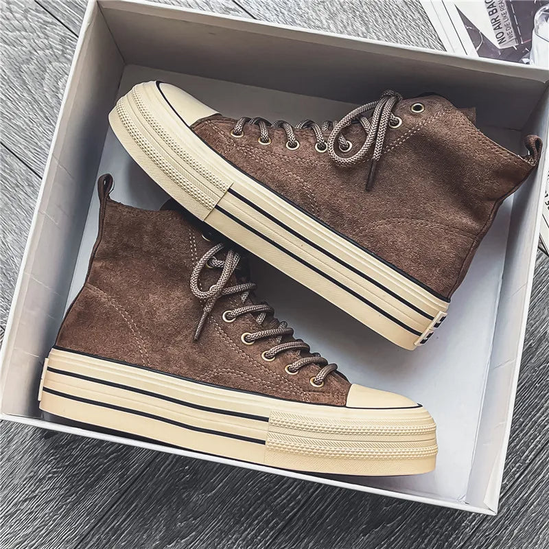 Vanguard Suede Platform High Tops