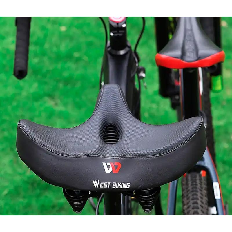 RIDEASE | Comfortable bicycle seat | Ergonomic design | Extra wide and breathable