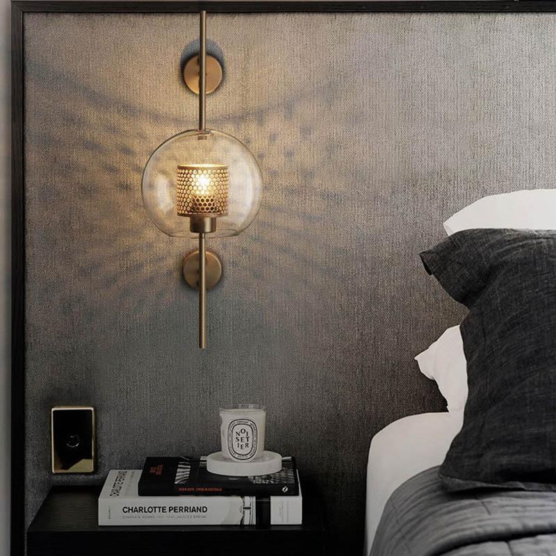 Honeycomb Radiance Orb Sconce | Wall light lamp