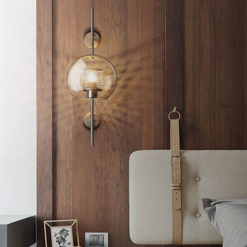 Honeycomb Radiance Orb Sconce | Wall light lamp