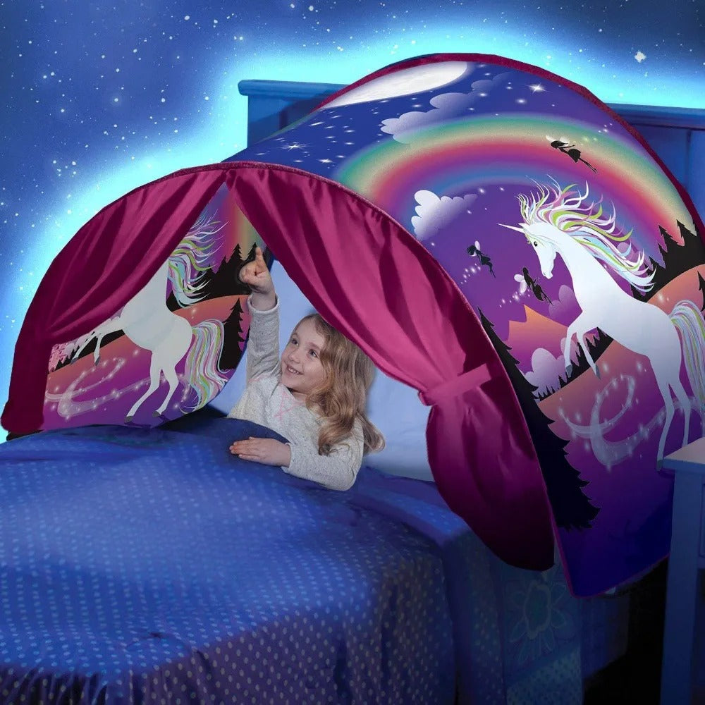 DreamDome | Tenda da letto per bambini | Crea magiche avventure durante il sonno | Installazione facile