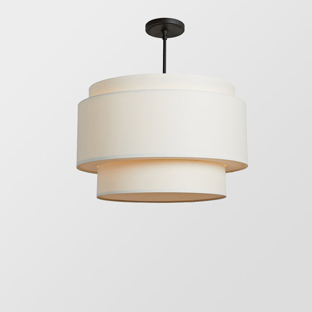 BeigeDrum - Elegant Beige Linen Lampshade