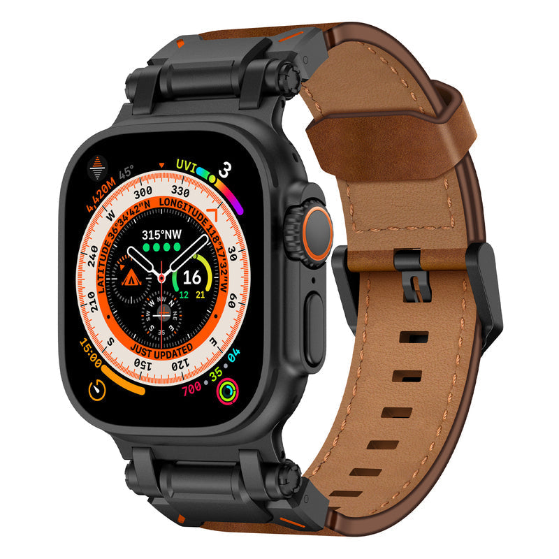 Explorer Crazy Horse Bőr Szíj Apple Watch-hoz