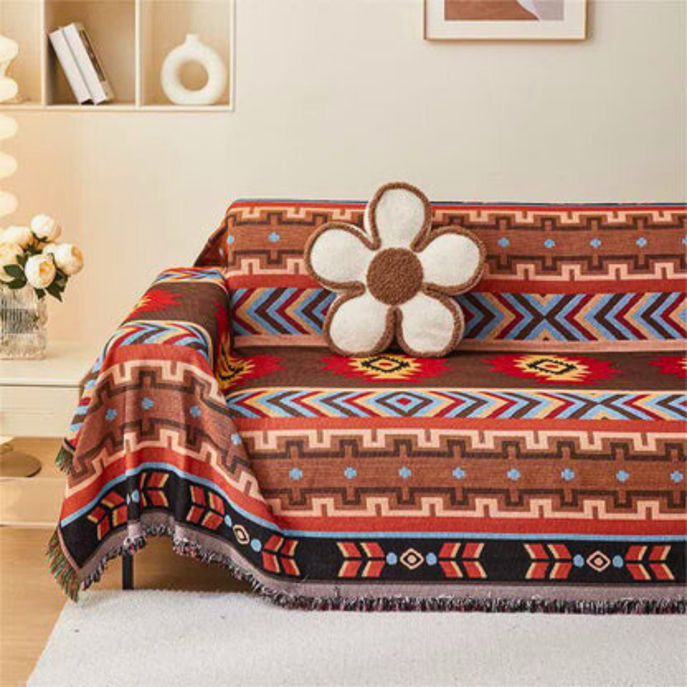 Boho Geometrisk Skønhed Sofa Betræk