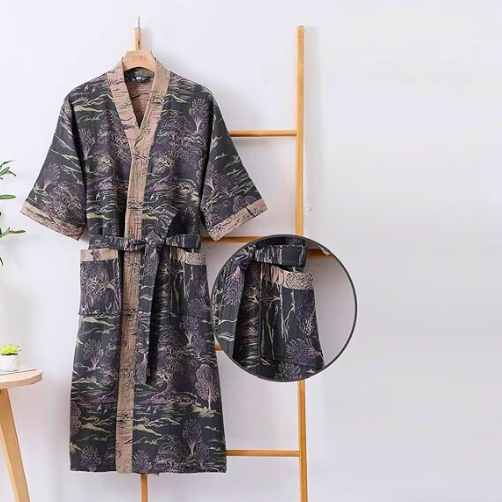 Gentle Breeze Cotton Gauze Robe