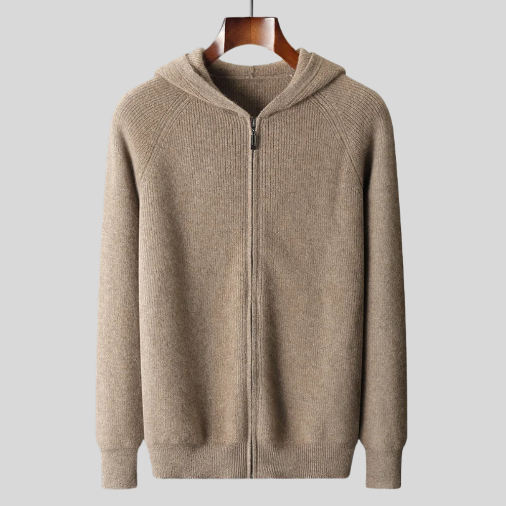 Royal Cashmere Merino Ull Zip-Up