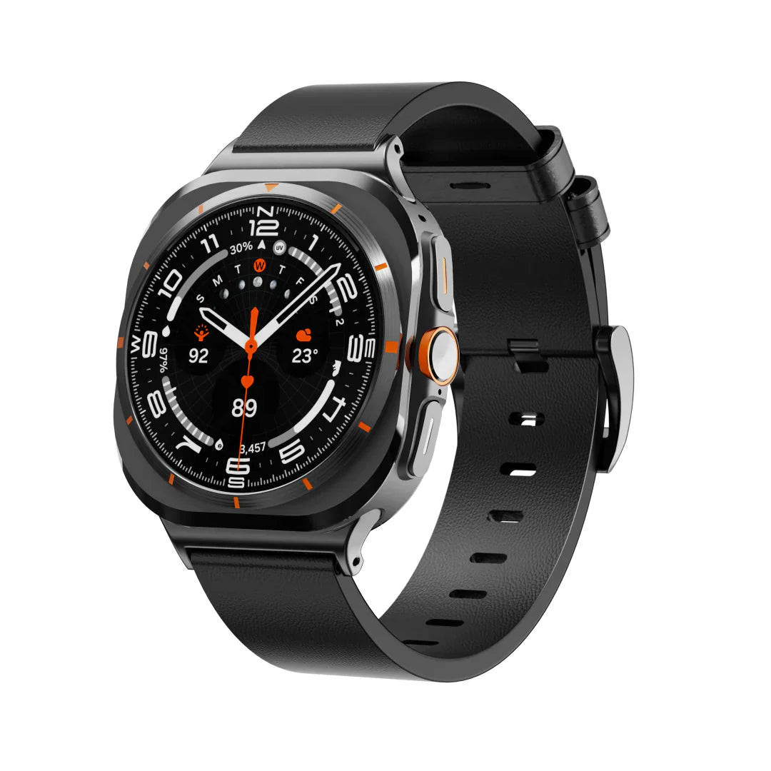 Pulseira de Couro Horween para Samsung Galaxy Watch Ultra