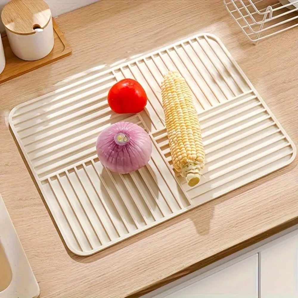 Ridged Foldable Multi-Purpose Drying Mat