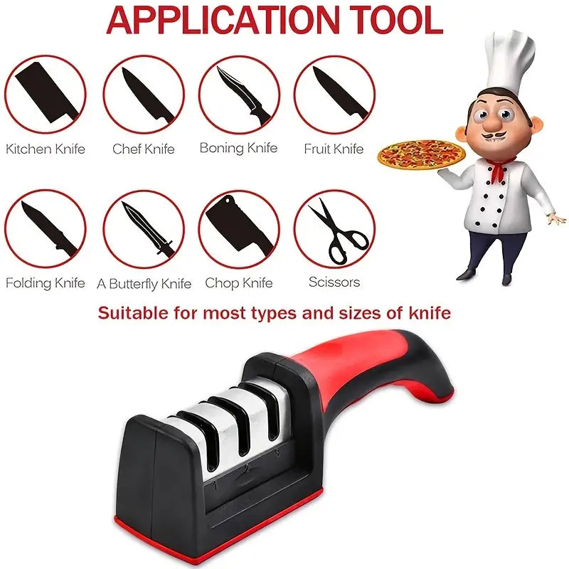 Professional 4-Stage Knife Sharpener