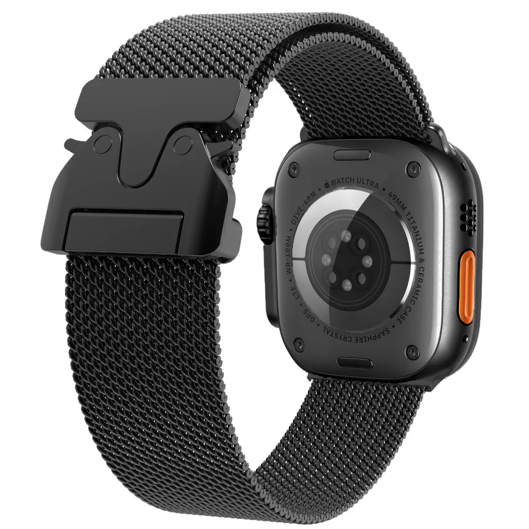 Bracelet en acier inoxydable tressé pour Apple Watch