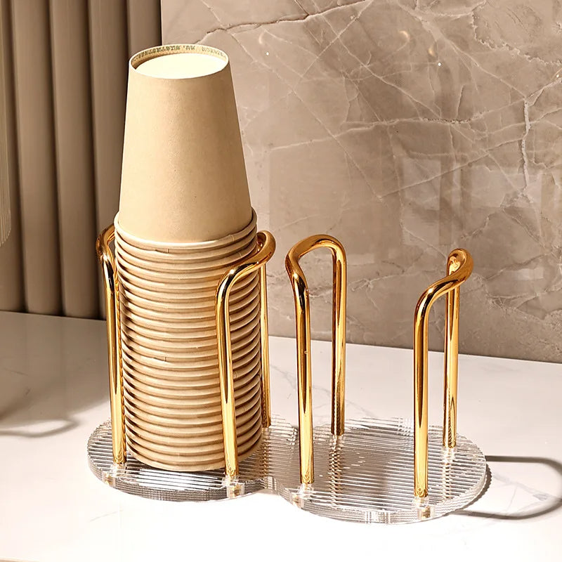 Luxe Plated Cup Holder