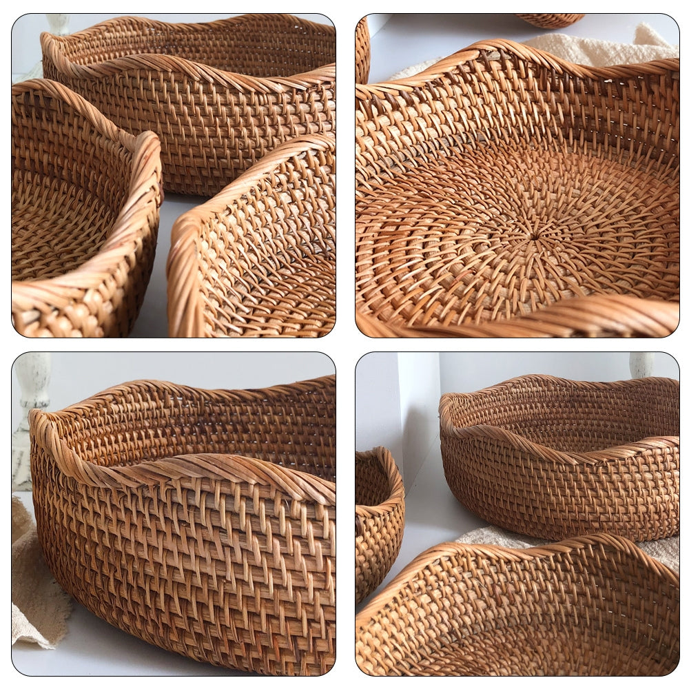 Stylish Handwoven Rattan Basket