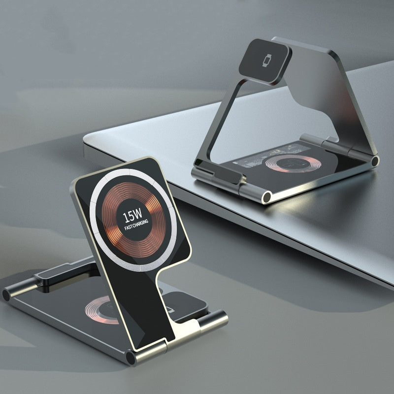 T25-3in 1 Wireless Charging Station For Apple Watch & iPhone