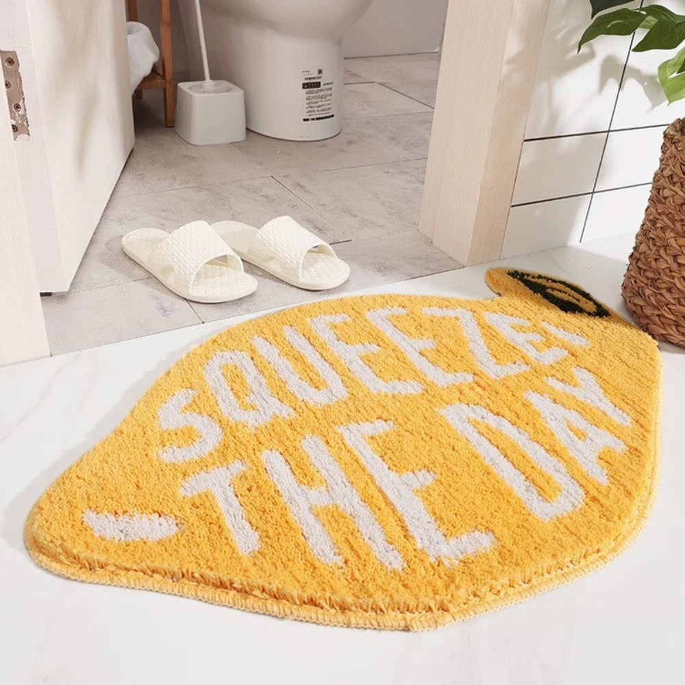 Tapis de bain antidérapant 'Squeeze the Day'