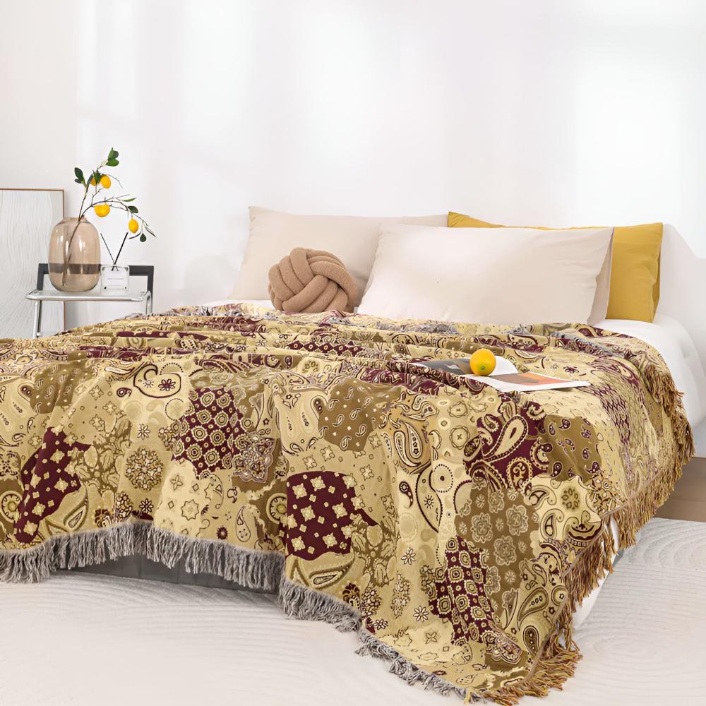 Bohemian Paisley Bliss Decke