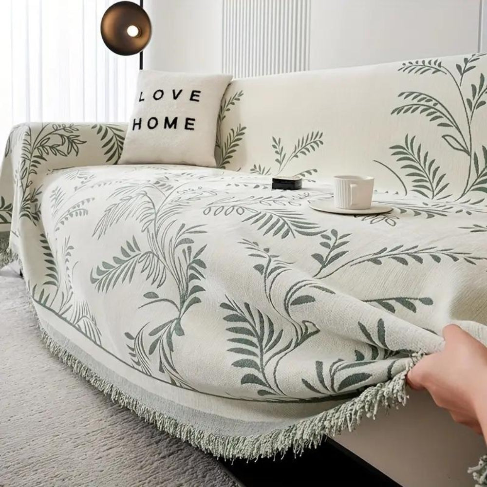 Nature's Embrace Chenille Sofa Cover