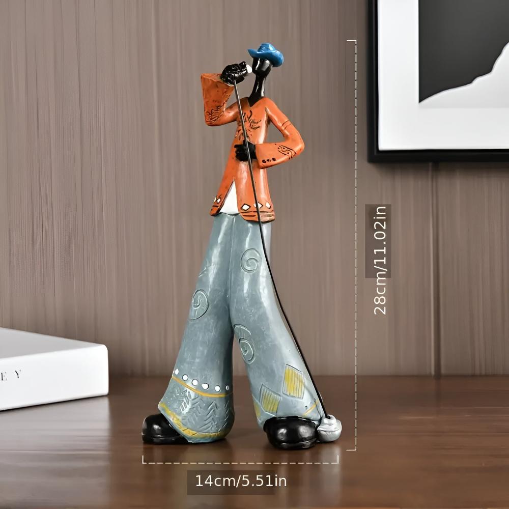 Jazz Zenei Együttes Gyanta Figurine