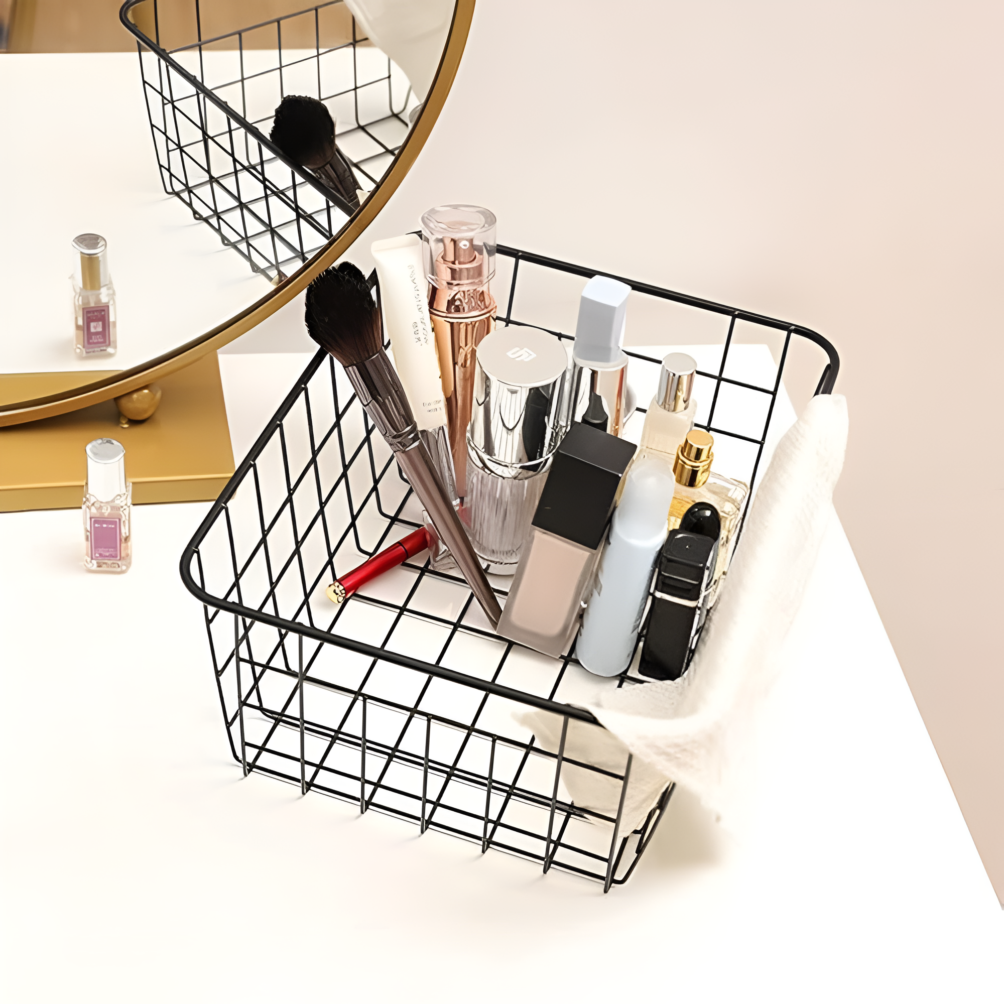 Sleek Wire Organiser Opbevaringskurv